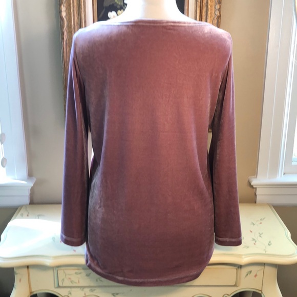 Dusty Pink Velour Tunic - Picture 5 of 5